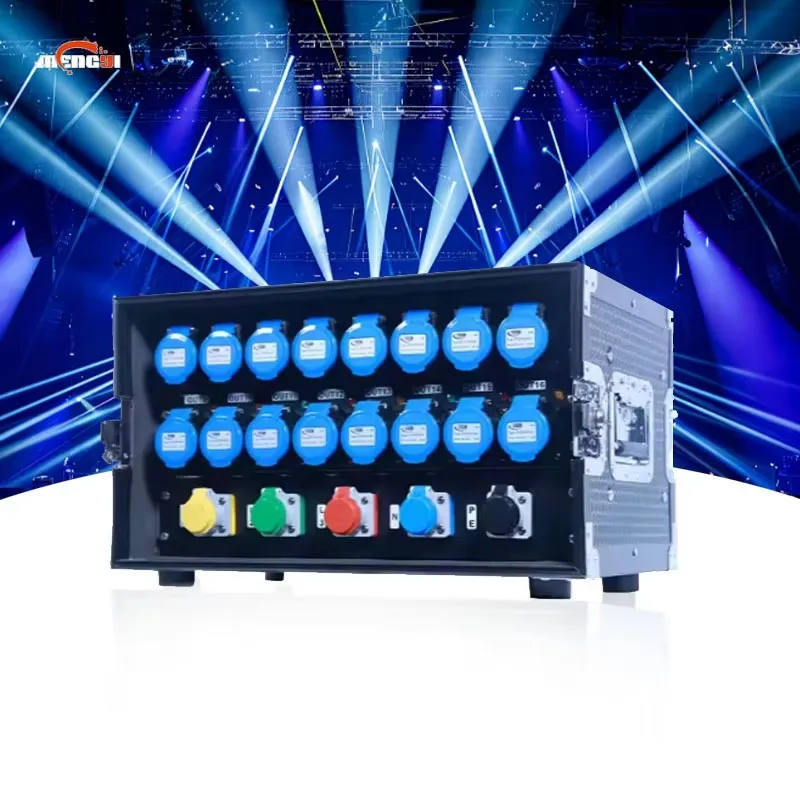 

16Ch Output Stage Power Distribution Box Disco Dj Party Light for Night Club Led Rgb Lamps