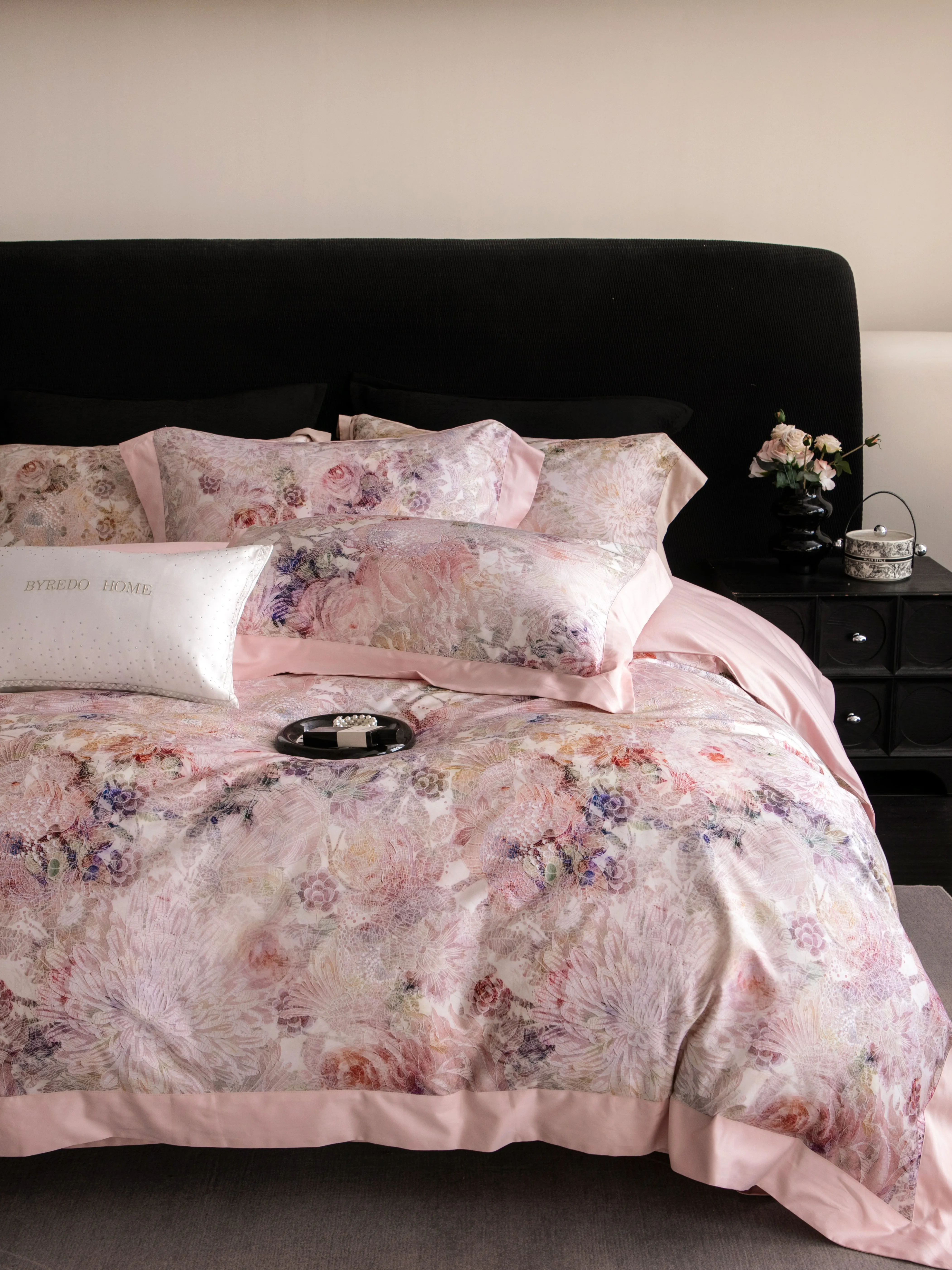 Washed Cotton Bed Linen Bedding Set 4 Pieces Soft Duvet Cover  Pillowcases Comforter Sets Queen King All Season