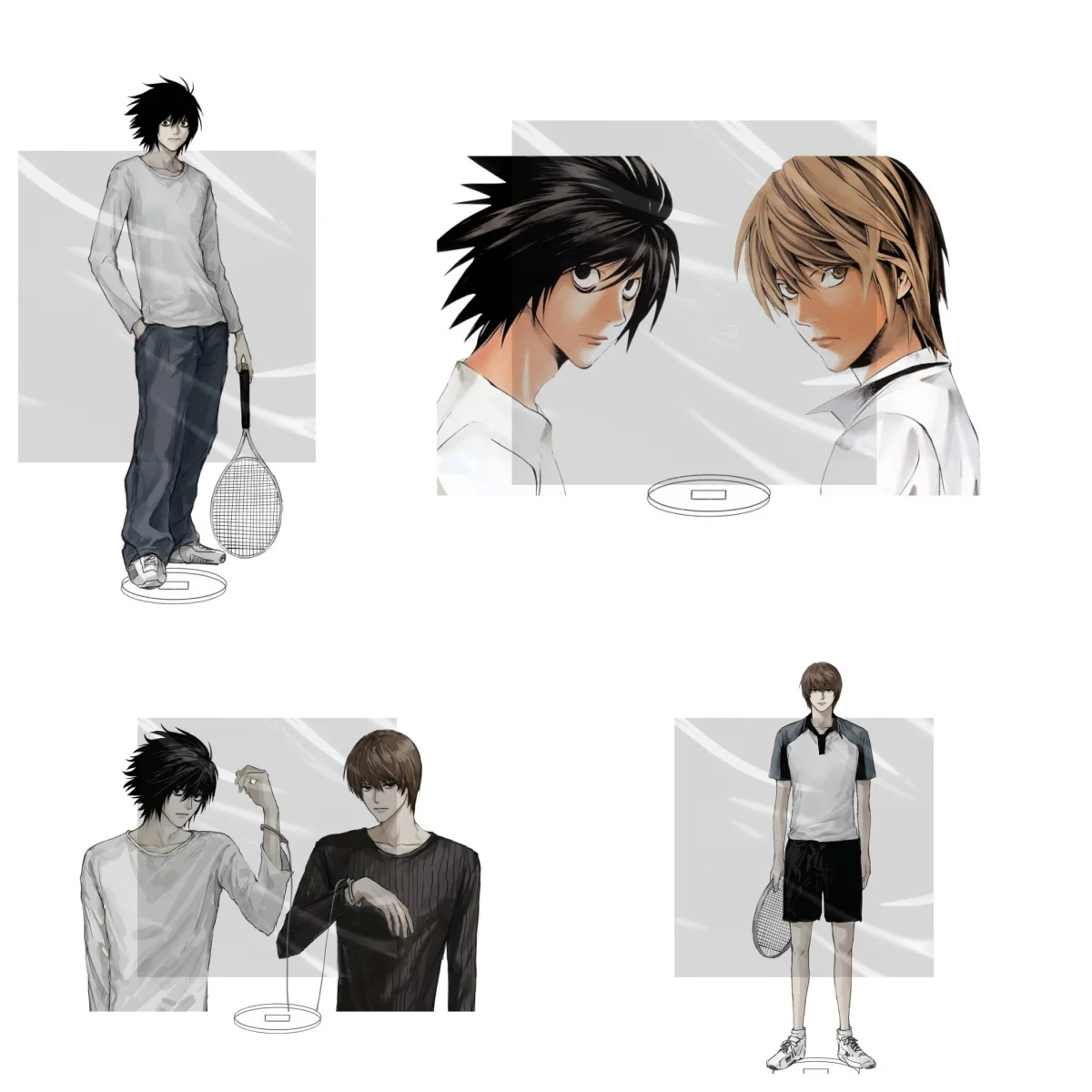 

15CM Anime Death Note Acrylic Stand Ornaments Rumi Zoey Mira Decorations cosplay Accessories Christmas Gifts