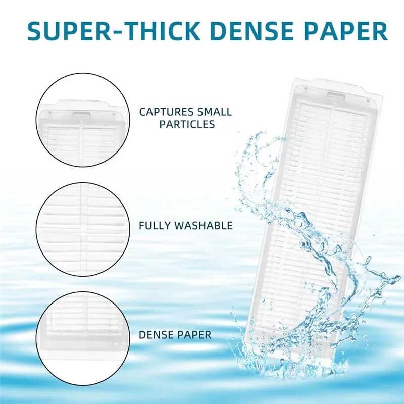 ABVI-Vacuum Filters For Xiaomi Vacuum Mijia 3C, Mop P LDS STYJ02YM, Mop 2S, Mop 2 Pro, Mop 2 Lite Robot Vacuum Cleaner Parts
