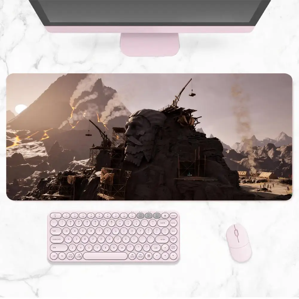 Avowed Mouse Pad Rubber Large Mousepad Game Table Keyboard Pad Rubber Carpet Notebook Mousepad