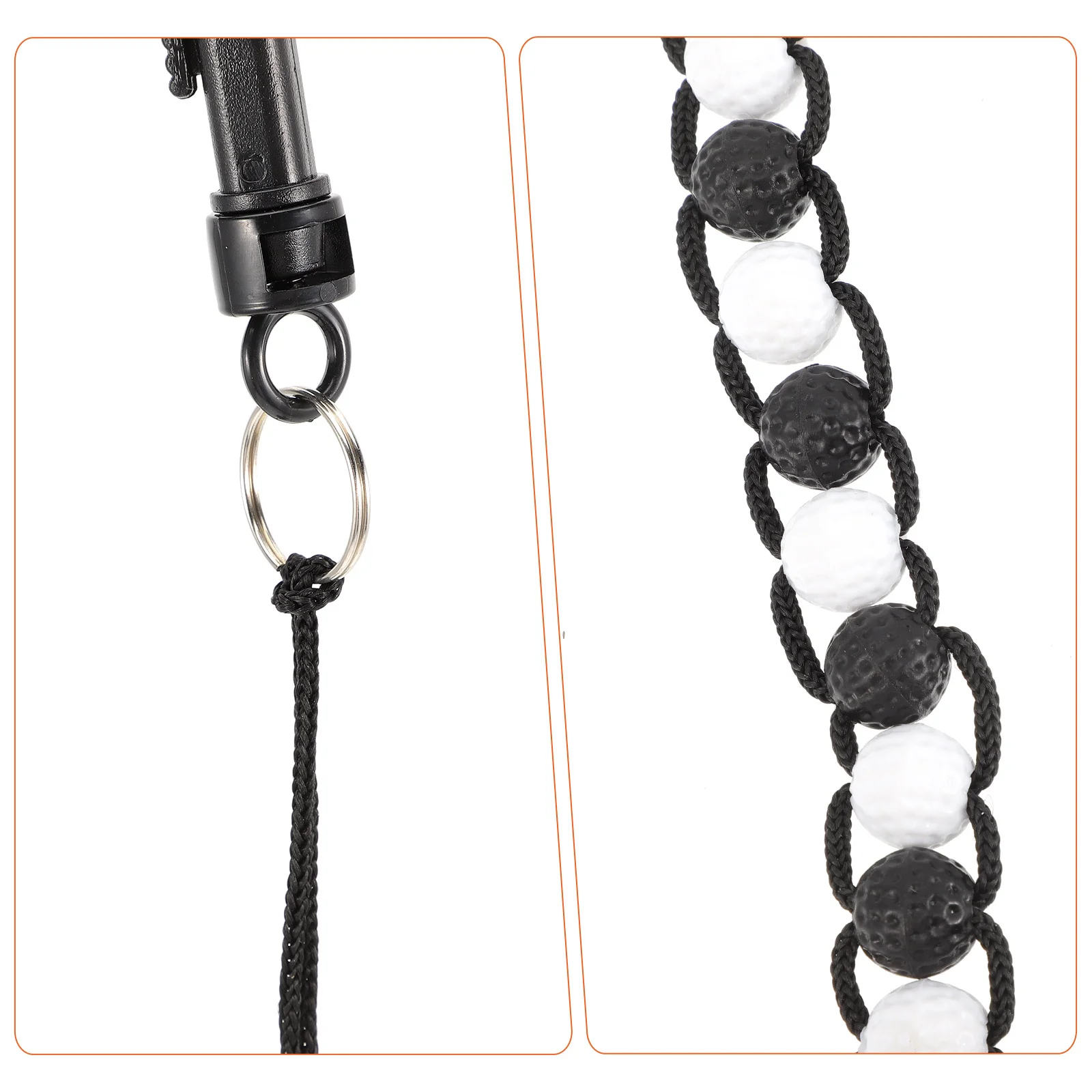 

3Pcs Bead Score Counter for Golfing High Quality Golf Stroke Counter Smooth Rolling Scoring Chain Ideal Golfing Training