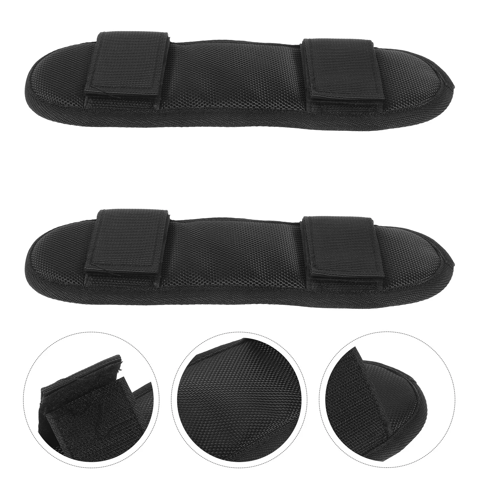 

2Pcs Replacement Shoulder Pads for Backpack Thick Nylon Cloth Strap Cushion Reduces Pressure on Shoulders Ideal Gift for Family