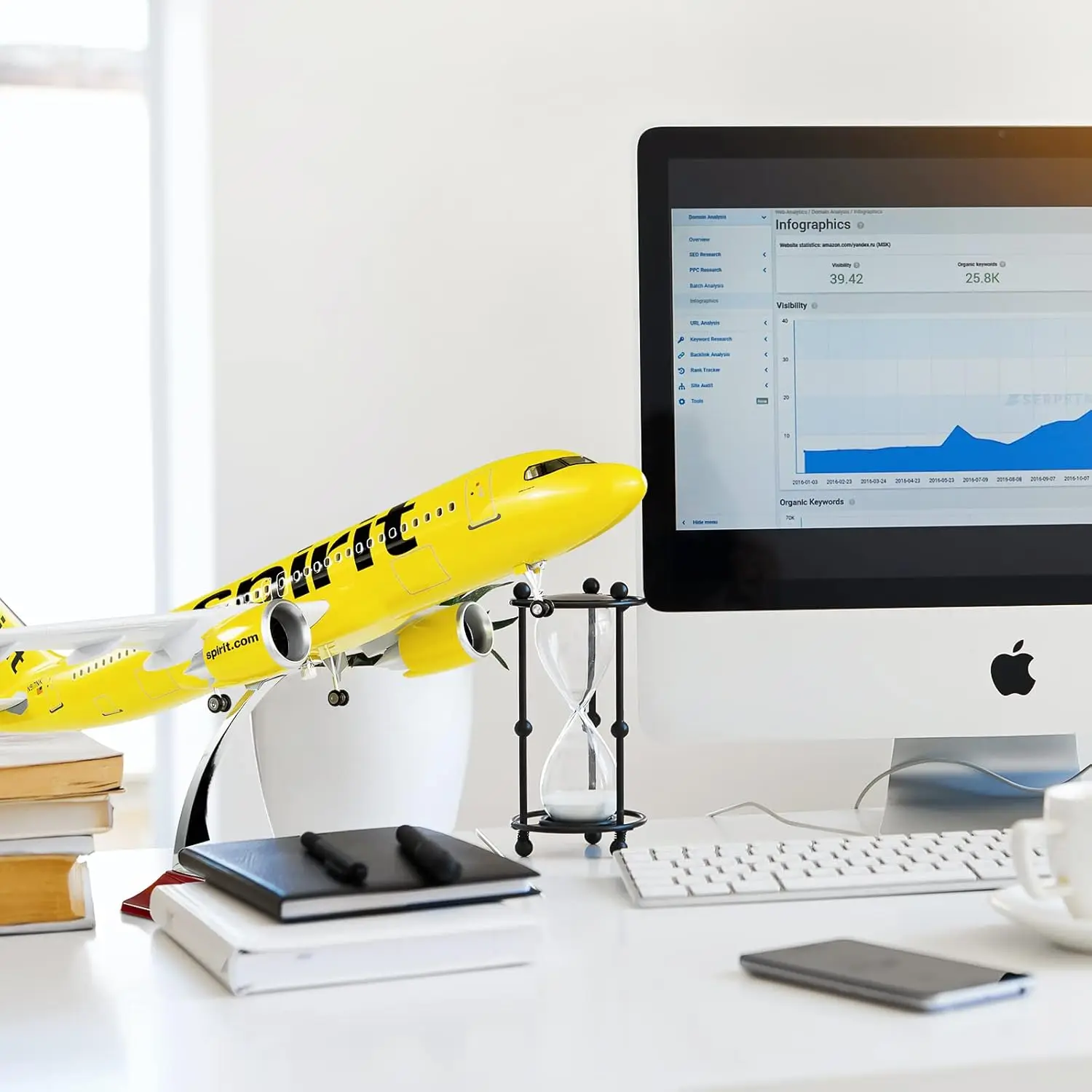 لعب اطفال 47 سنتيمتر 1/80 مقياس طائرة A320 روح الخطوط الجوية نموذج الضوء وعجلة الهبوط دييكاست الراتنج نموذج طائرة الحلي #1