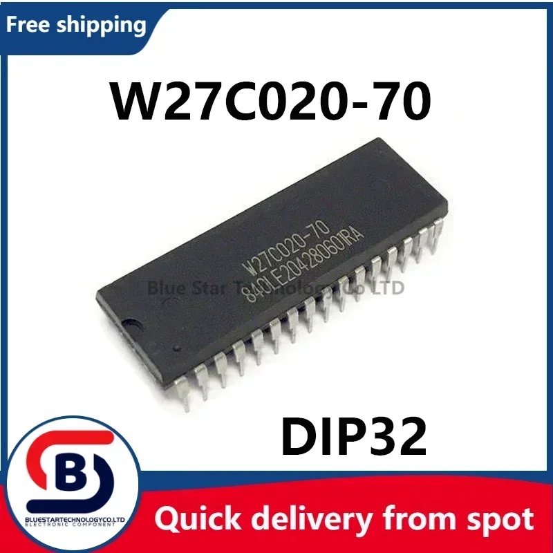 Free Shipping 10-50pcs/lots W27C020-70 W27C020 27C020 DIP32 Quick delivery from spot