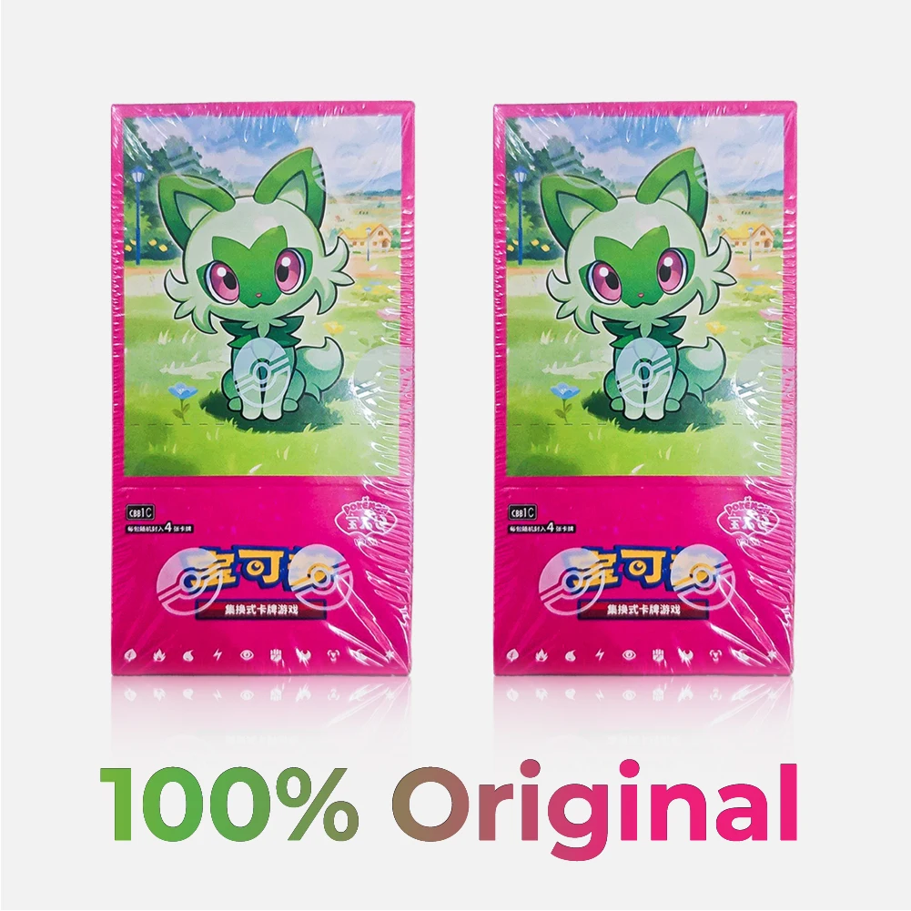 

Authentic Pokemon PTCG Cards: Scarlet & Violet Series – Chinese 'Gem Pack' Booster Box VOL.1 Sprigatito & Pikachu Collector Gift