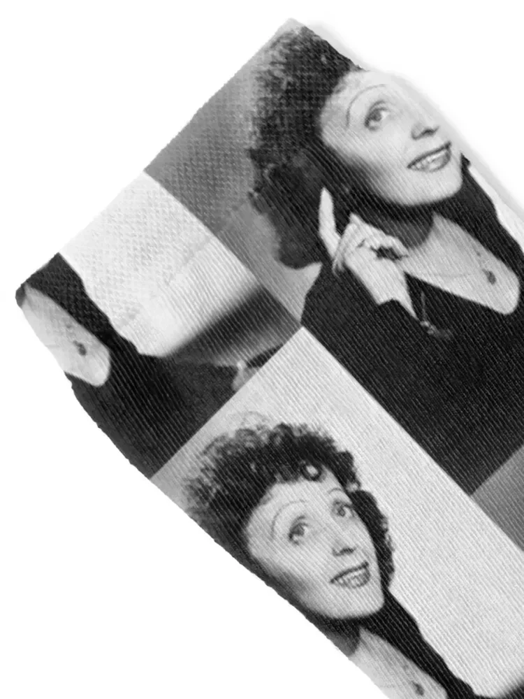 Edith Piaf Socks short funny gift christmas gifts funny sock Woman Socks Men's