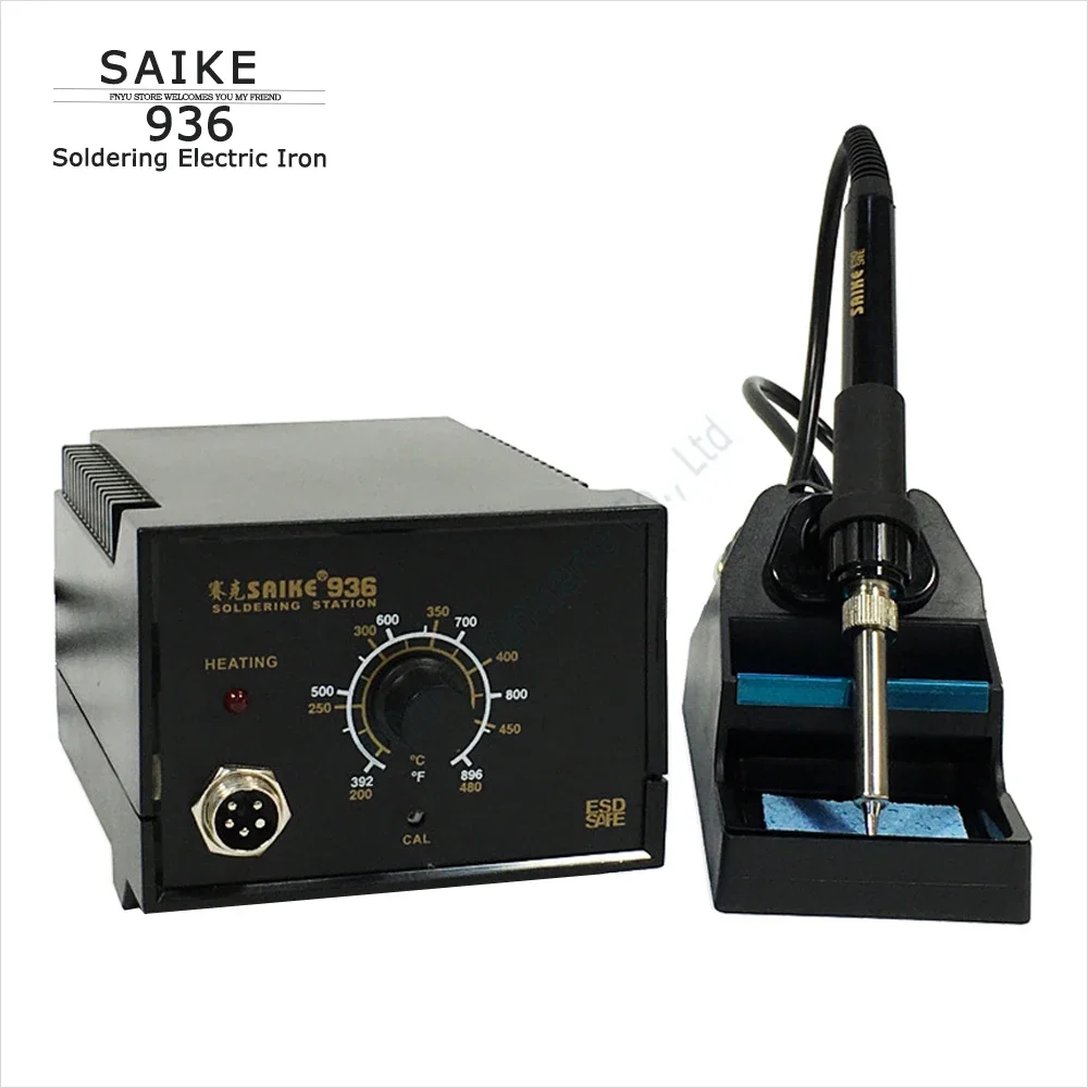 SAIKE 936 soldering station Electric iron 50W Thermostatic Desoldering Solder Station Welding Repair Ceramic Heating Core