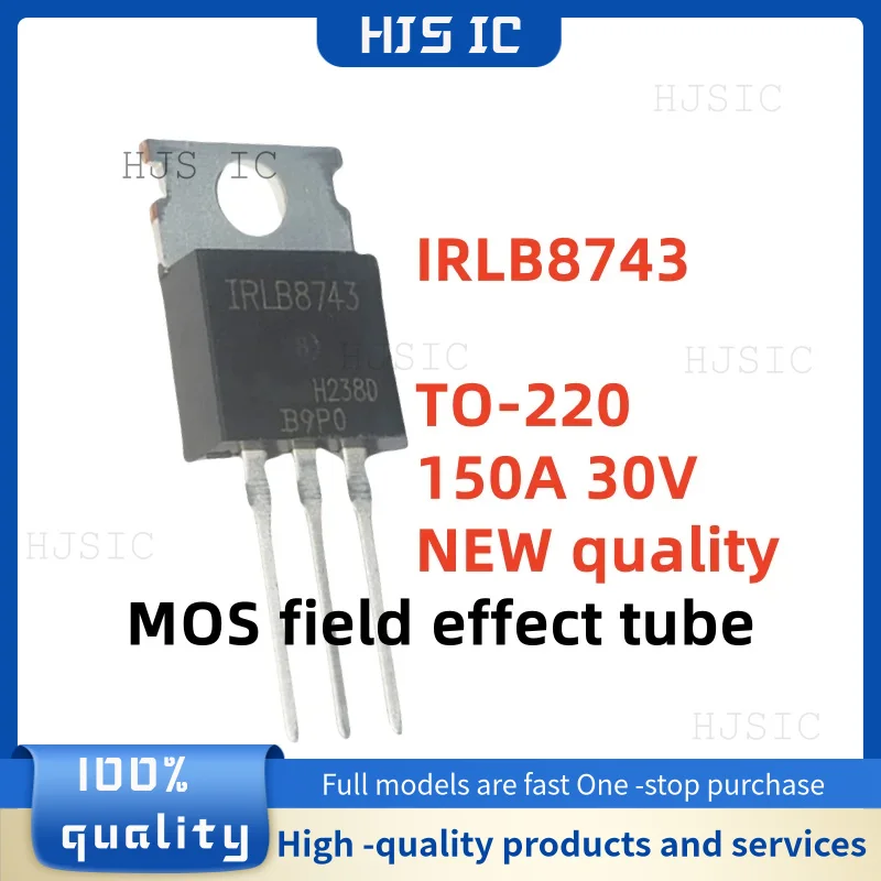 5PCS~10PCS NEW 100% quality IRLB8743PBF IRLB8743 TO-220 150A 30V N-channel transistors High power MOS field effect tube