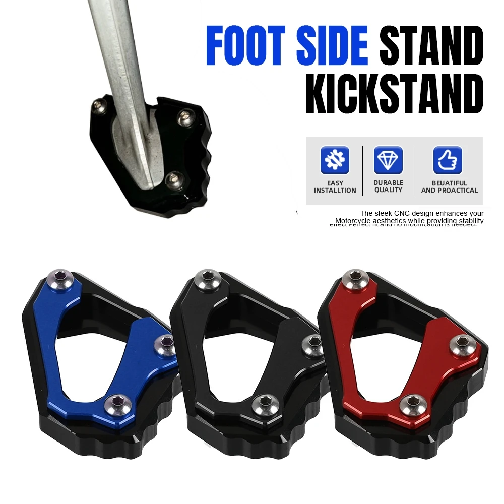 For Yamaha MT-10 MT10 FZ-10 FZ10 R1M R1 M 2015-2024 2023 2022 2021 Motorcycle Kickstand Plate Extension Support Foot Pad Base