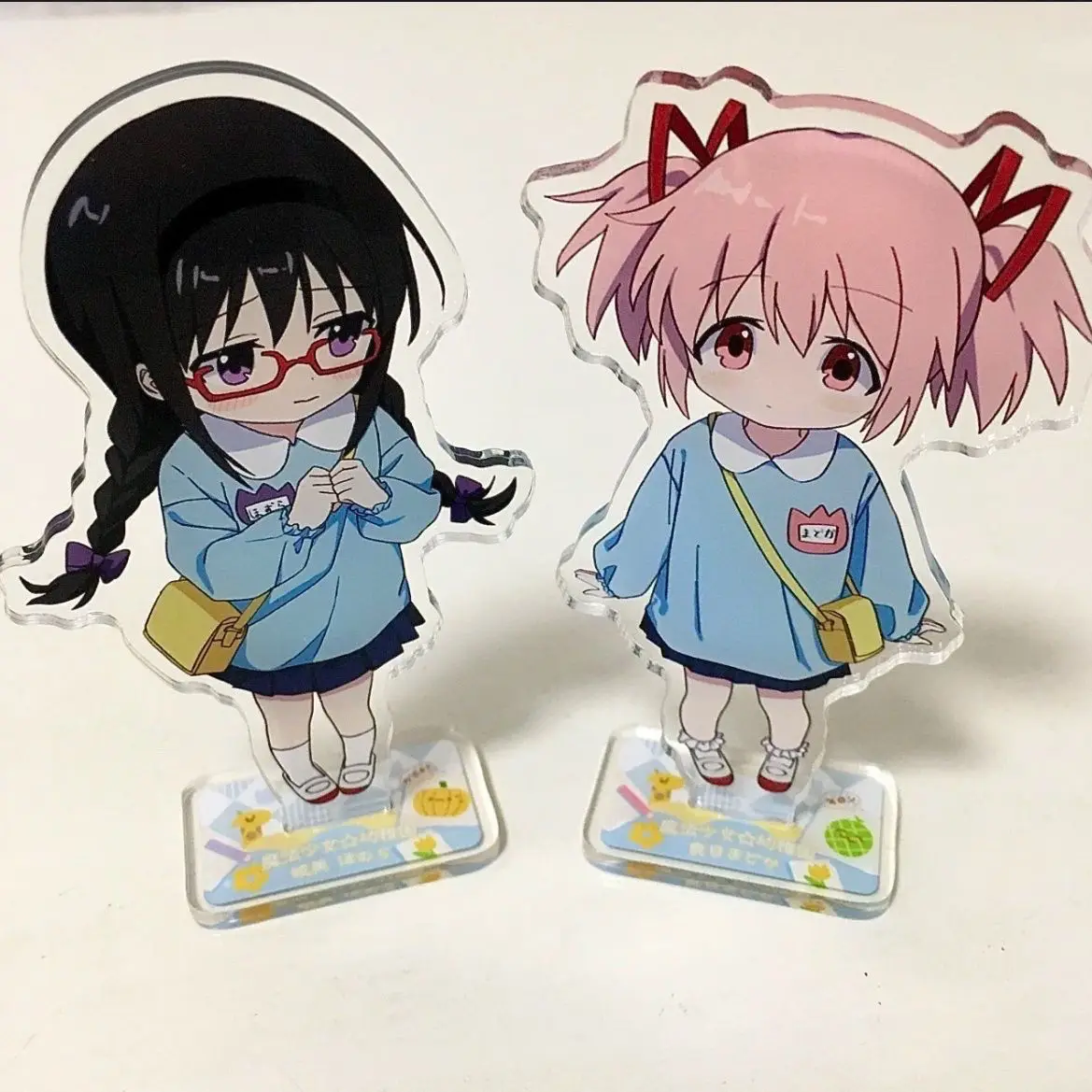 Puella Magi Madoka Magica ‌   Figurki akcji Stojak akrylowy Anime Peryferyjne Moda Ozdoby dla dzieci Modele dziewcząt Dekoracja samochodu