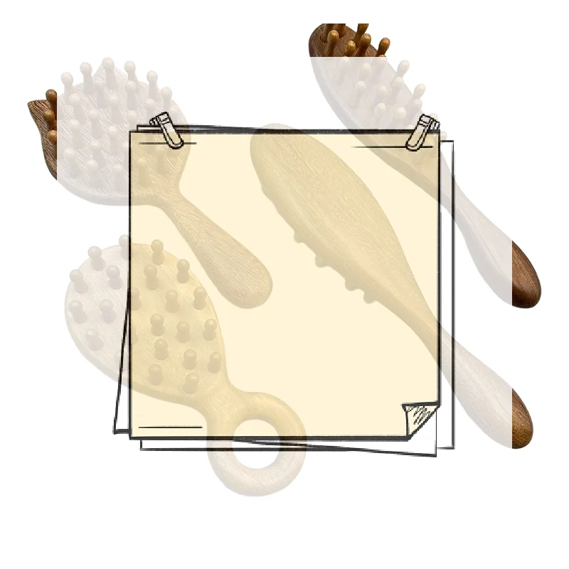 

Массажер для кожи головы из натурального дерева, круглый, с зубцами, для гуаша-массажа, многофункциональный деревянный массажный инструмент для тела, массажная расческа для деревянной терапии