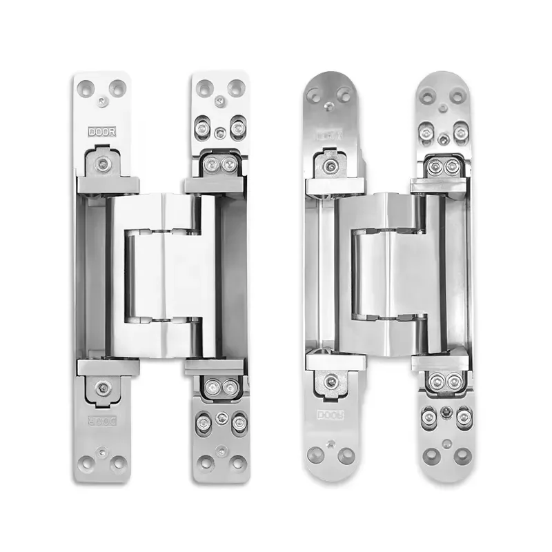 200kg Heavy Door Hinge for Apartment 3D Adjustable Concealed Hinge Invisible Stainless Steel 304 Hinge
