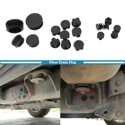 Car Floor Drain Plug Hole Waterproof for Jeep Wrangler JL Gladiator JT 2018 2019 2020 2021 2022 2023 2024 2025 2026 Accessories