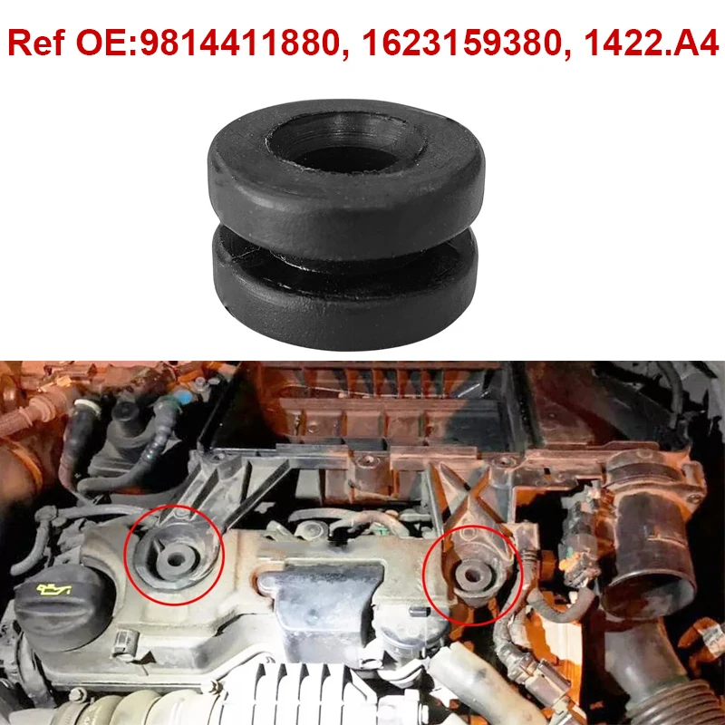 

1pc Air Filter Housing Mounting Rubber Grommet - Fit Citroen, Peugeot - 1422A4 Rubber Gasket Installation For Air Filter Housing