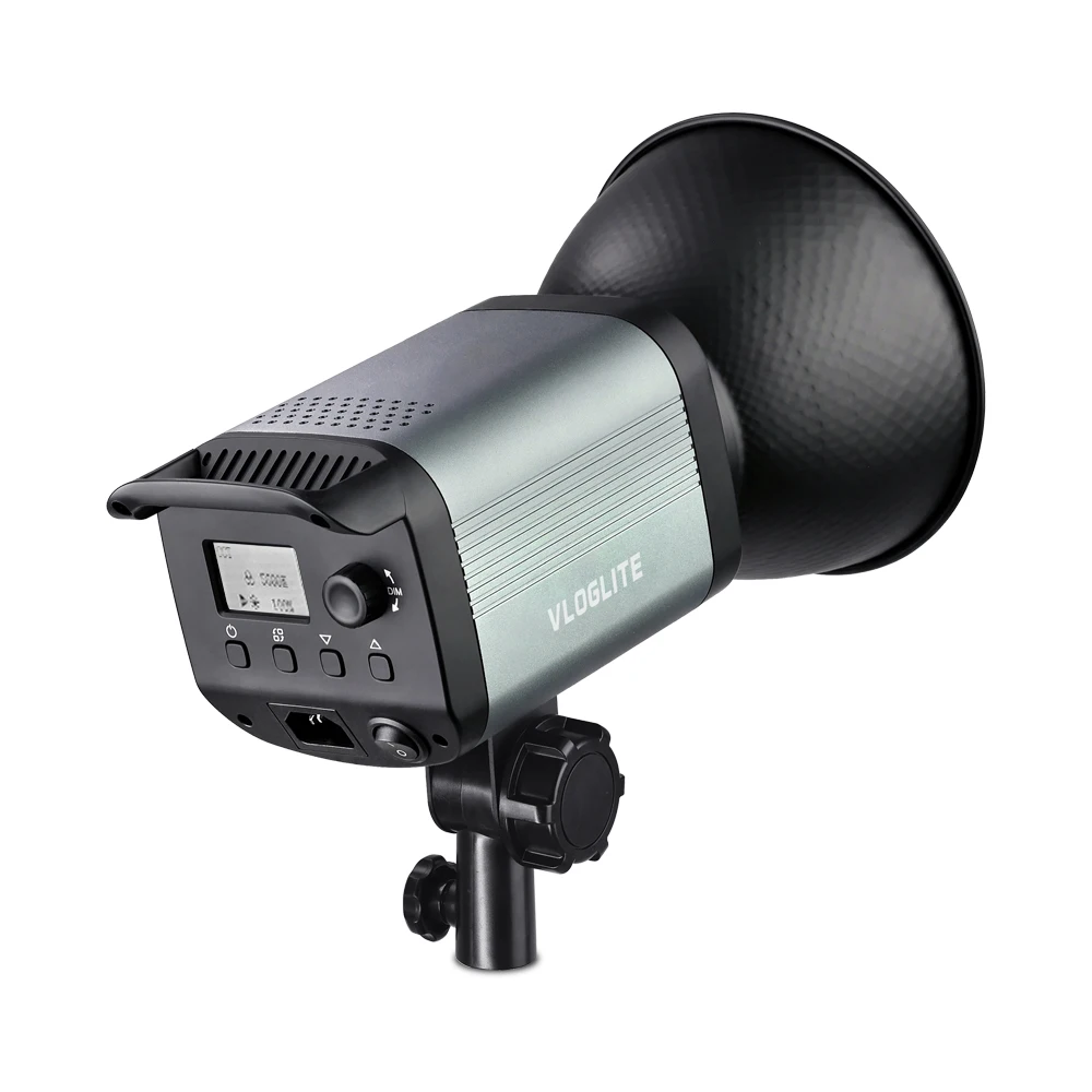 VLOGLITE 100W Professional COB LED Continuous Photographic Lighting Bowens Mount HD Live-streaming Video Studio Light