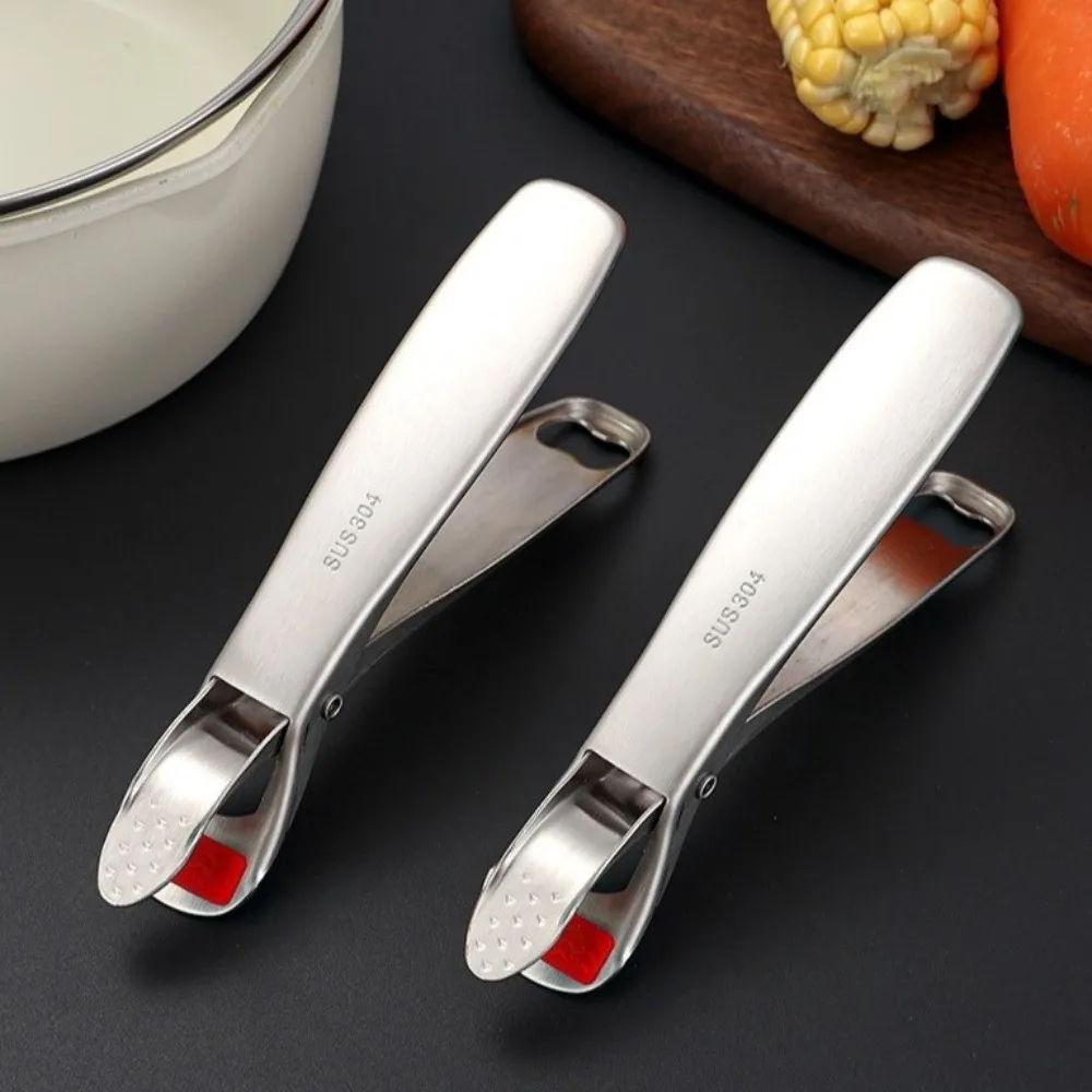 

Portable Non-slip Anti Scalding Clip Stainless Steel Multifunctional Pot Gripper Clip Stable Hot-Proof Dish Holder Restaurant