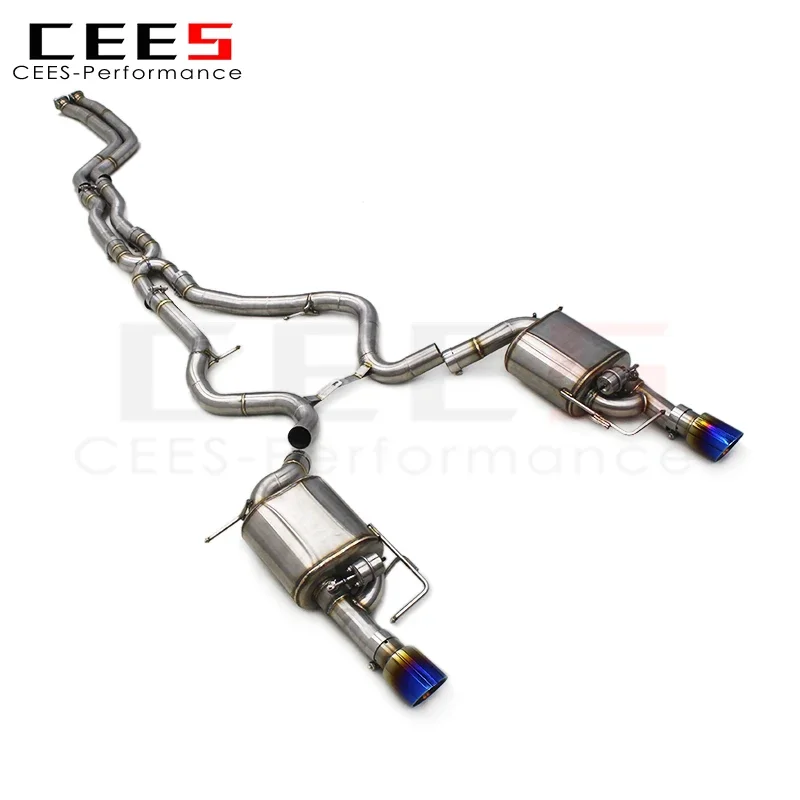 CEES Catback Exhaust System Escape Exhaust Valve Control for BMW 335/335i E90/E92/E93 N54 3.0T 2009-2013  Exhaust Pipe Muffler