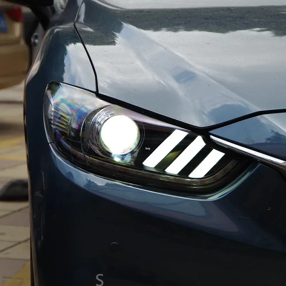 Auto Koplampen Voor Mazda Atenza 2014-2016 LED Auto Front Lampen Montage Upgrade Mustang Stijl Projector Lens Auto accessoires