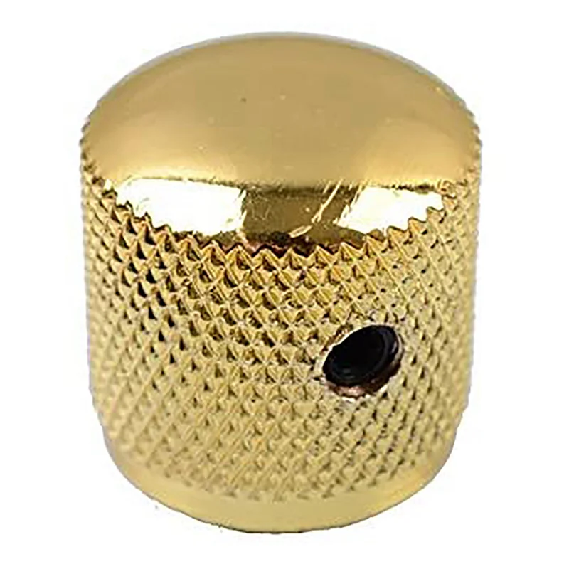 

Dropship-16Pcs Metal Volume Tone Dome Tone Guitar Speed Control Knobs With Screws For Fender Strat Telecaster Gibson Les Paul