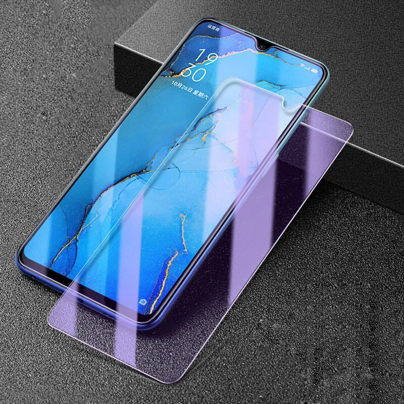 For OPPO Reno 5 5F 5K 5Lite 5Z 5A 5G Tempered Glass Screen Protector For Reno 6 Reno6 Lite Z 5G Anti Blue Protective Glass Cover