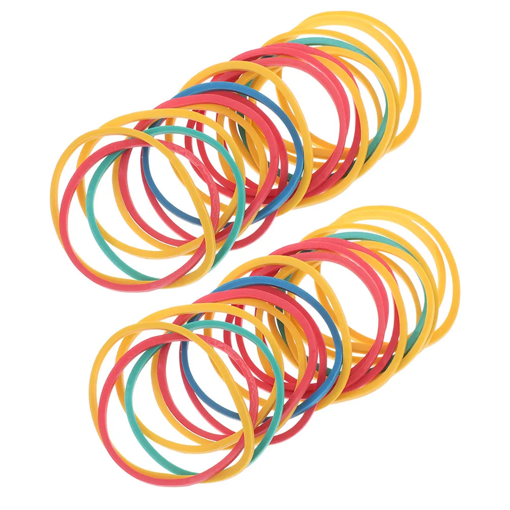 300Pcs Mini Colored Rubber Bands Vibrant Elastic Band Set for Office Supplies Organization Home School Craft Projects Binding view 3