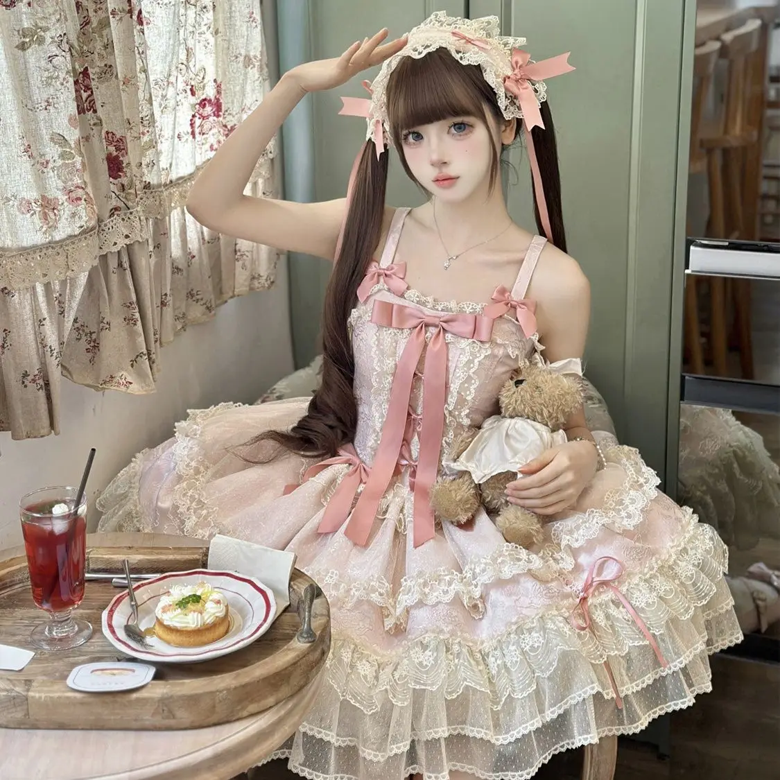 

Japan Original Design Lolita Ballet Style Jsk Suspender Dress For Women Summer