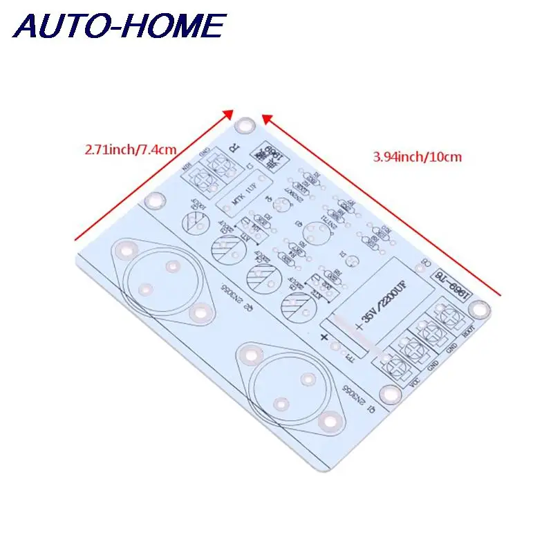 1 Pc Classic Hood 1969 scheda amplificatore Audio PCB A due canali HiFi classe A Power Amp