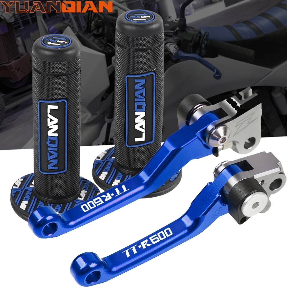 For YAMAHA TTR600 Dirt Bike Motorcoss Pivot Brake Clutch Levers Handlebar grip handle bar cover TTR 600 1998 1999 2000 2001 2002