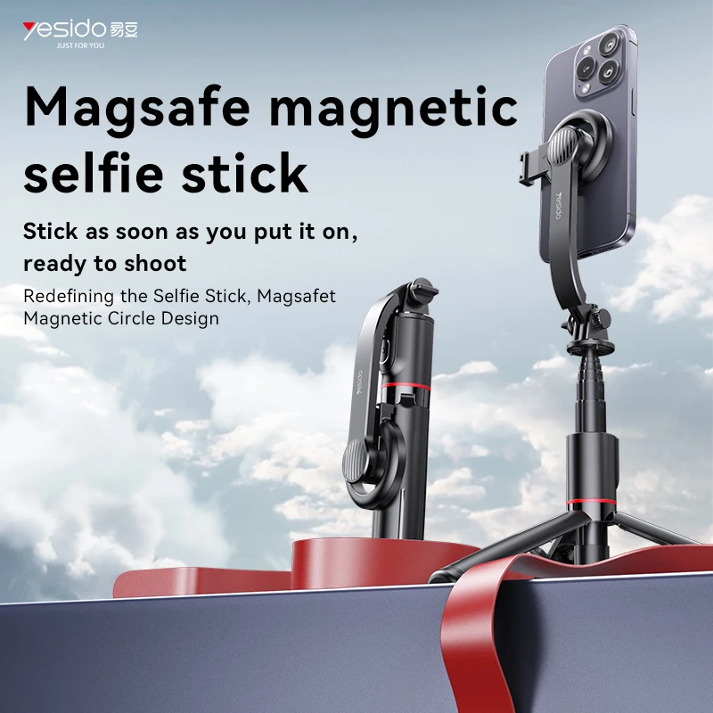 

yesido SF19 Magnetic Bluetooth selfie stick tripod portable phone selfie stand anti shake and extendable