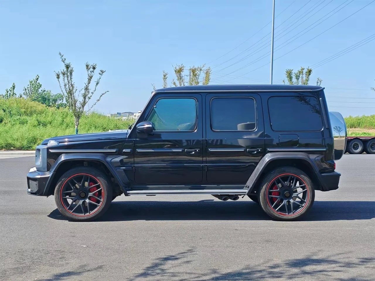 New High Quality BodyKit for G W464 2019-2024 Upgrade to B-style Style Model Bodykit Include Front and Rear Bumper 3