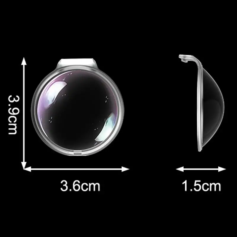 1Set Panoramic Camera Protective Glass PMMA Scratch Resistant Protective Mirror Suitable For Osmo 360 Lens