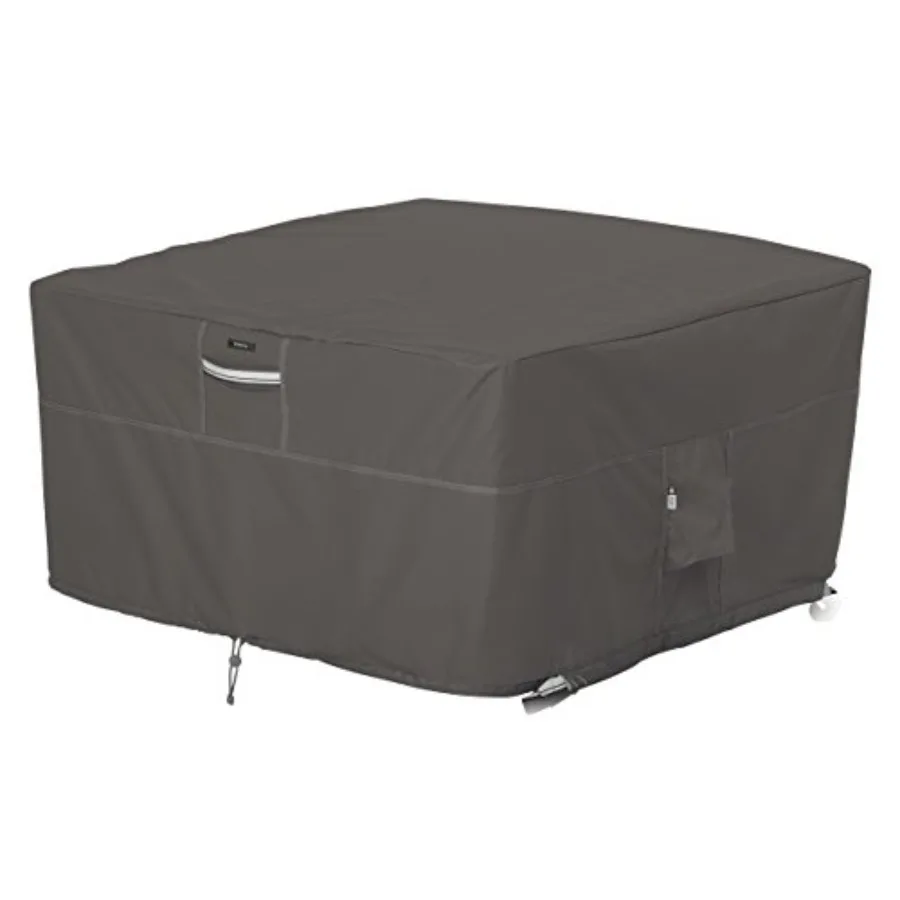 

Ravenna Water-Resistant 42 Inch Square Fire Pit Table Cover Outdoor Table Cover