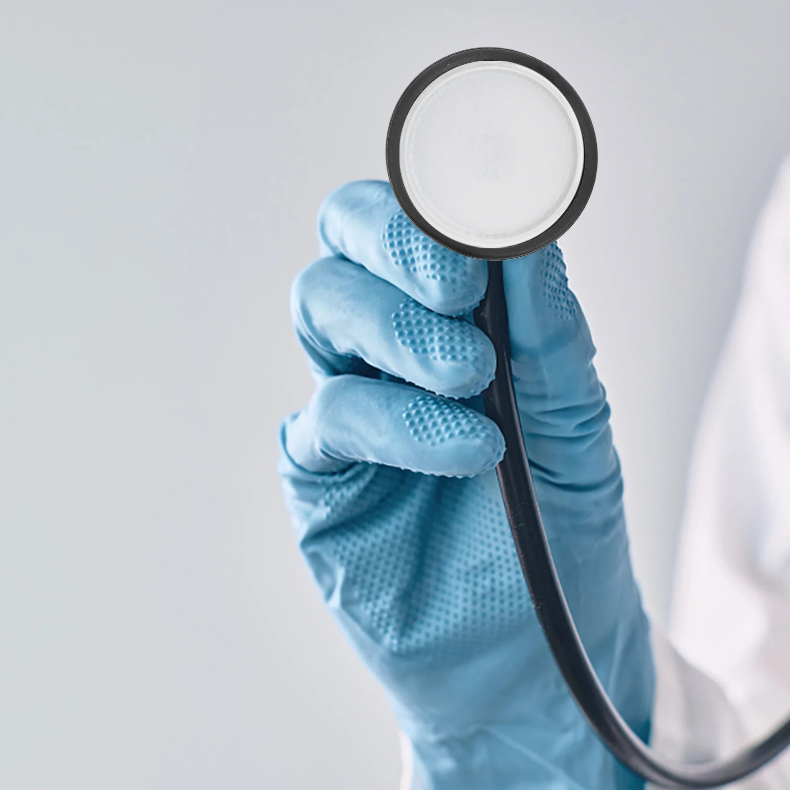 

1Set Medical Stethoscope Repair Accessories Kit Includes Multiple Size Diaphragms Anti-Slip Rings for Optimal Comfort and