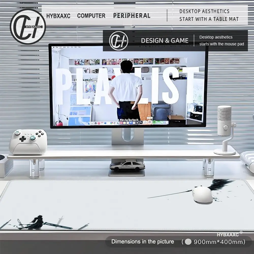 F-Final Fantasy Mouse Pad Gamer XL Large New Mousepad XXL keyboard pad Desk Mats Office Carpet Soft Computer Desktop Mouse Pad