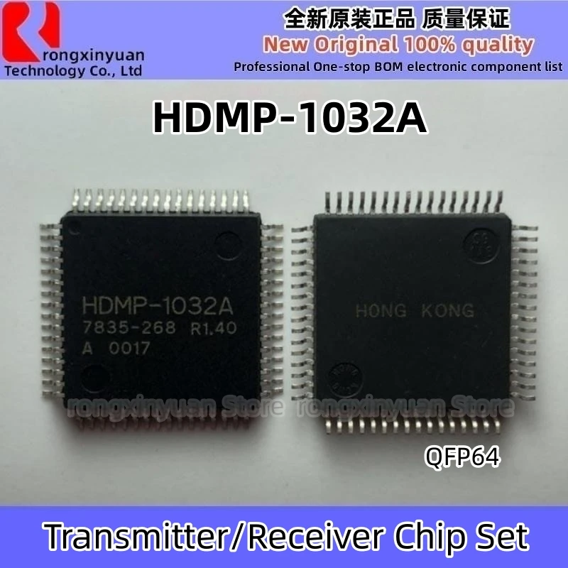 

1Pcs/lot HDMP-1032A HDMP-1032 QFP-64 Transmitter/Receiver Chip Set 100% new imported original 100% quality