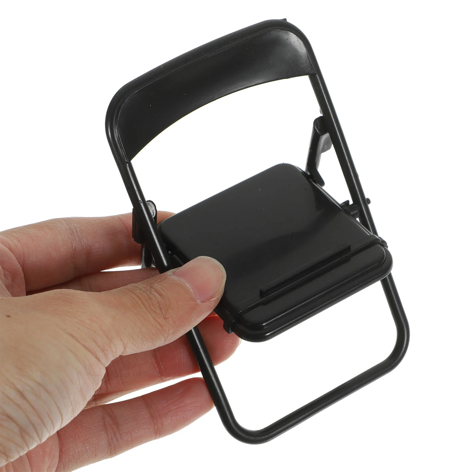 12 Pcs Folding Chair Small Phone Mini Smart Tiny Figurine Furniture Miniature Telephone