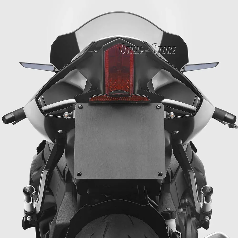 دراجة نارية مرآة الرياح قابل للتعديل الدورية لياماها YZF R7 2021-2025 YZF R6 17-20 YZF R1 15-19 مرآة الرؤية الخلفية الجديدة مع الضوء #5