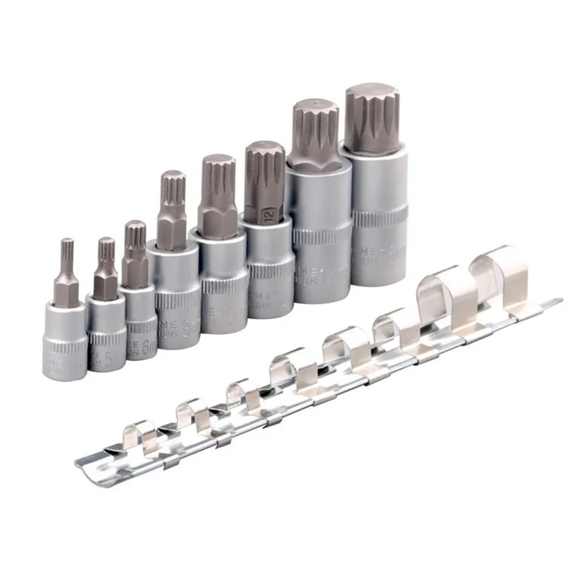 Imagem -02 - Xzn 12 Ponto mm Triplo Quadrado Spline Bit Soquete Conjunto M4-m16 para Torque Chave de Soquete Catraca Peças