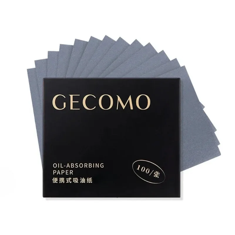100 Sheets Portable Face Oil Absorbing Paper With Mirror Case Beauty Woman Facial Care Paper Absorbs Facial Fat Beauty C543