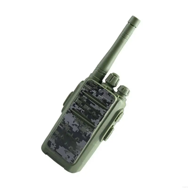 Y88D 2PCS Electric Walkie Talkie Toy para Camuflagem Camuflagem Camuflagem Too Comunicação Handheld Intercom Para aventura