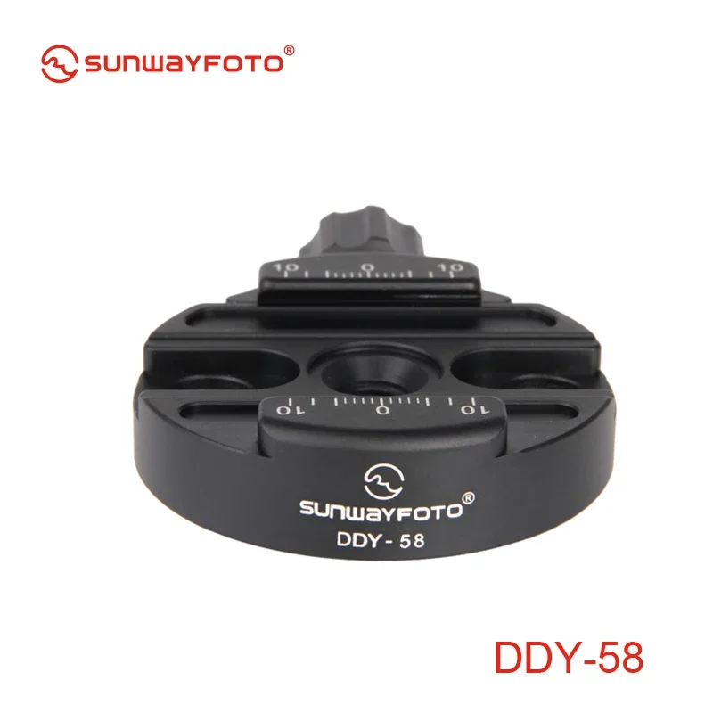 

SUNWAYFOTO DDY-58 Tripod Head Quick Release Clamp for DSLR ad Lever Release Clamp 58mm Diameter
