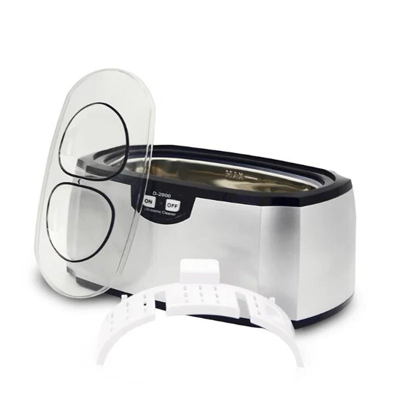 Household Mini Ultrasonic Cleaning Machine Glasses Watch Small Jewelry Cleaner D-2000