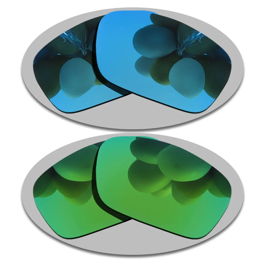 

Sky Blue&Green Lenses Replacement For-Costa Del Mar Cat Cay Polarized Sunglasses