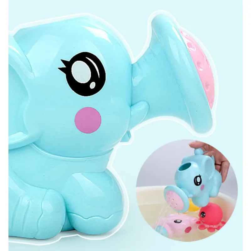 Baby Bath Toys Lovely Plastic Elephant Shape Water Spray for Baby Shower Swimming Toys Kids Gift Baby Kids Toy Gift