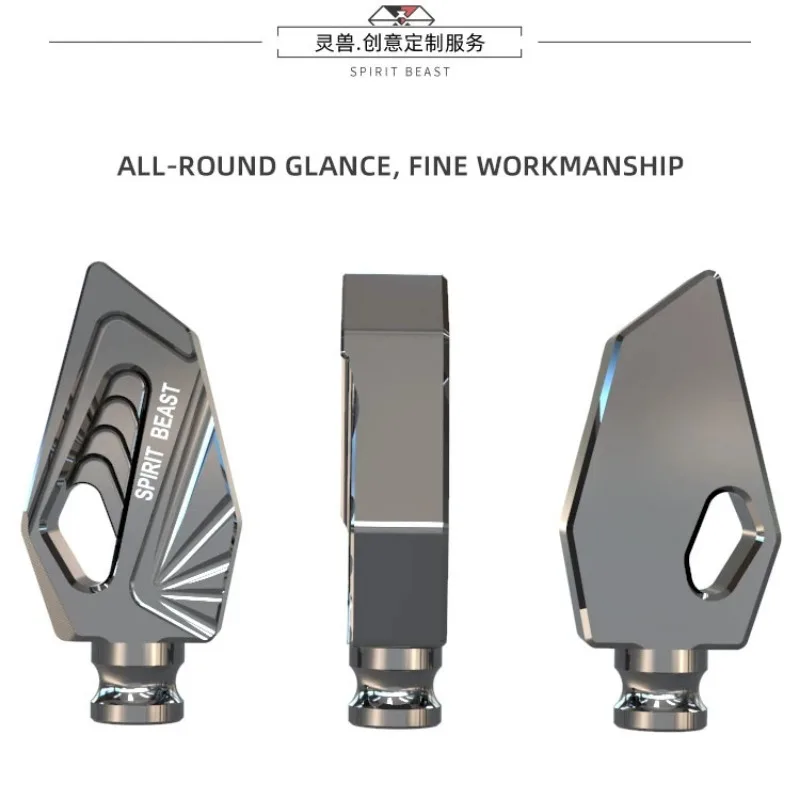 Motorcycle Antiskid Rear Brake Pedal Pad Mount Brake Lever Non-slip Pedal for Benelli BJ300GS BN300 BN302S TRE899K TRE1130K