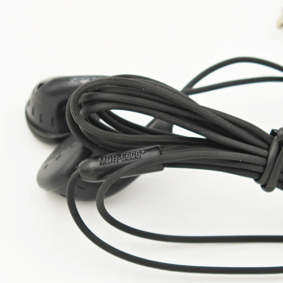 イヤフォン Original MDR-E808+ headphones For Sony CD/MD player Walkman