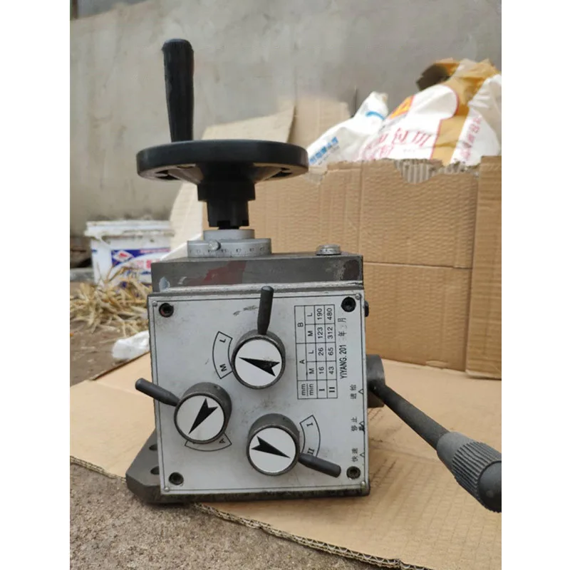 Drilling and milling machine ZX6350 50C 7550 with 06 automatic gear feeder gearbox mechanical feeder