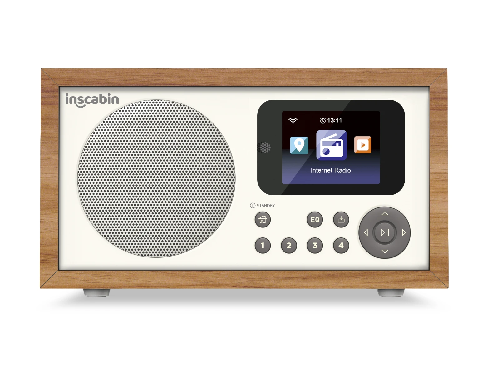 Inscabin D2/D4 Internet Digital Radio, Internet Radio with Spotify Connect and Bluetooth/Remote Control/Colour Screen