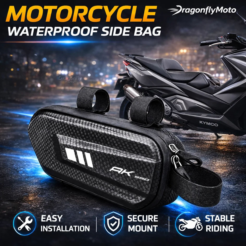 

Большая вместительная боковая сумка для мотоцикла Kymco Ak550 AK 500 550AK, водонепроницаемая многофункциональная сумка для хранения велосипедных аксессуаров